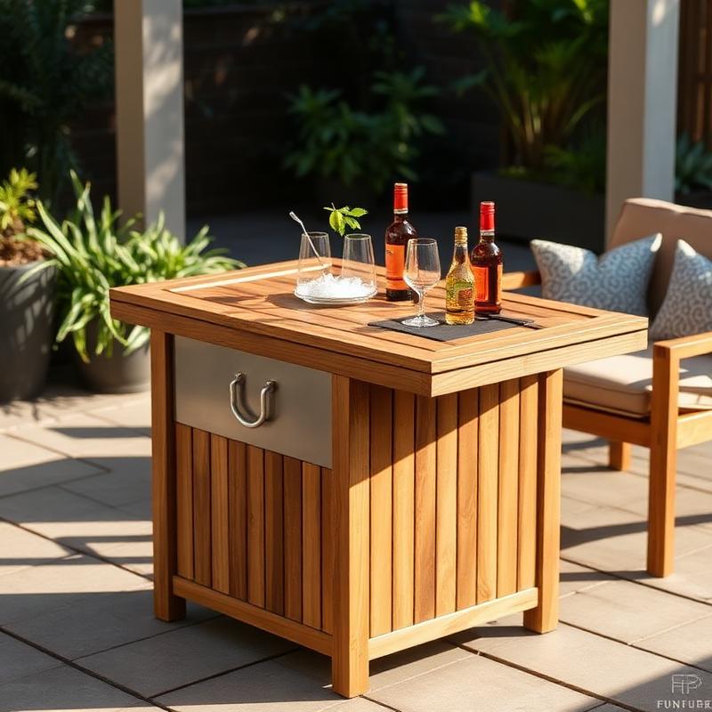 Beverage Cooler Table