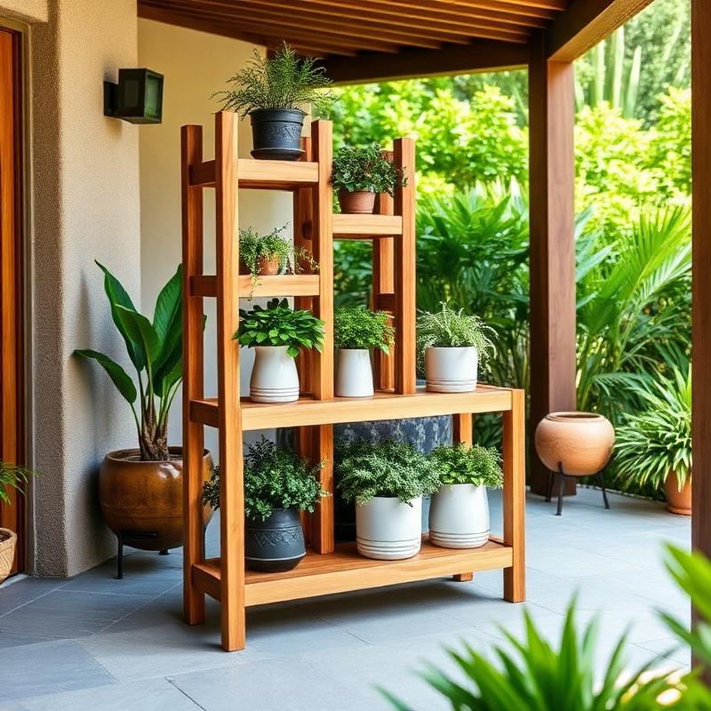 Tiered Plant Stand