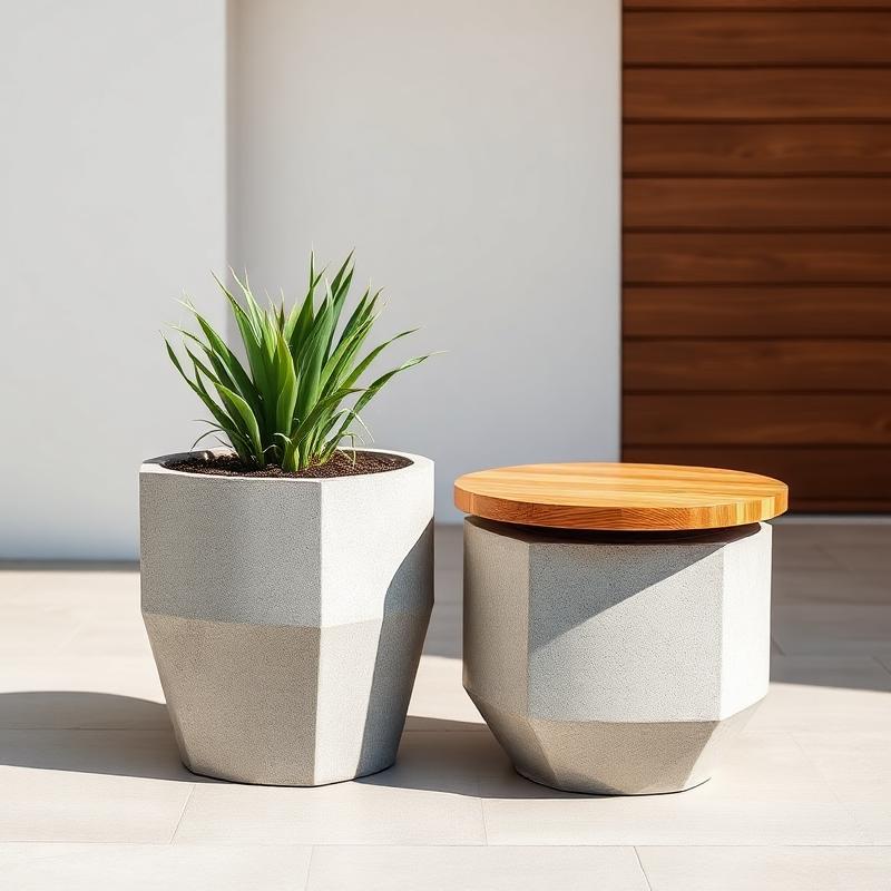 Geo Planter Table